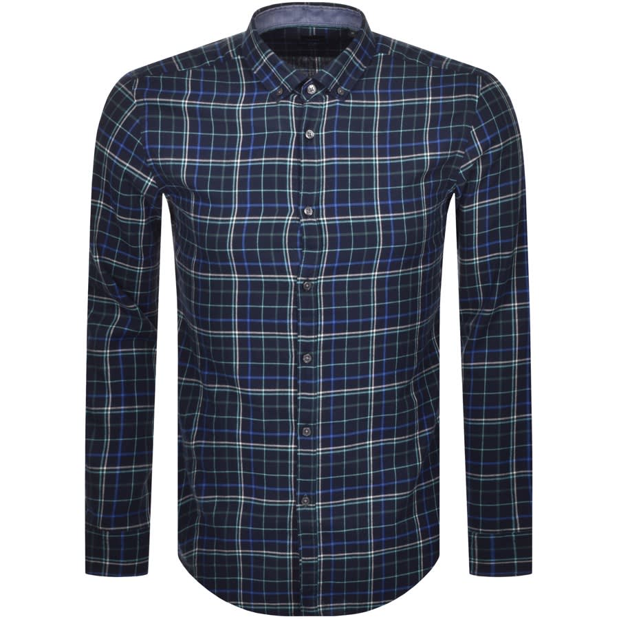 Alternative Image for ProductBOSS Rikard Check Shirt Blue1